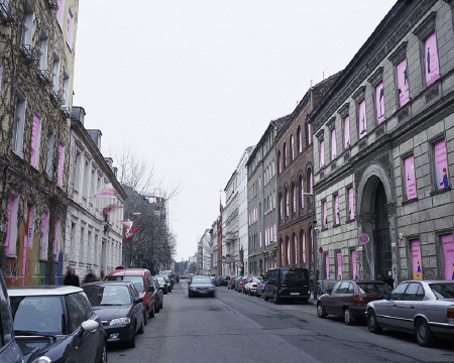 Auguststrasse in Berlin, Germany 2004